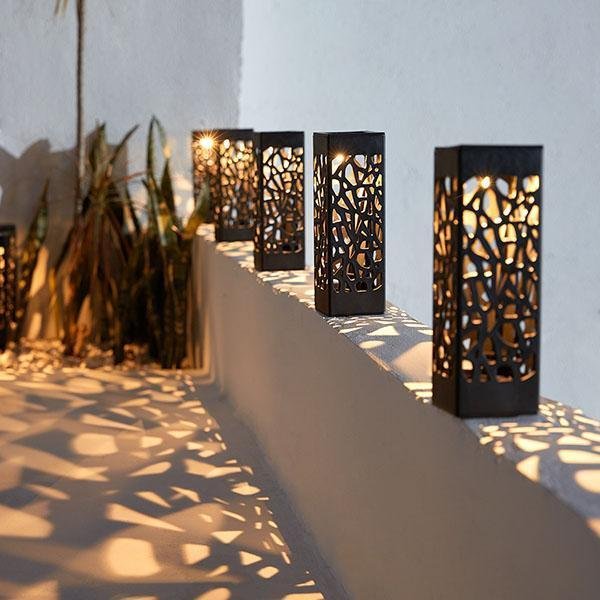 Solar powered vintage garden lights sale